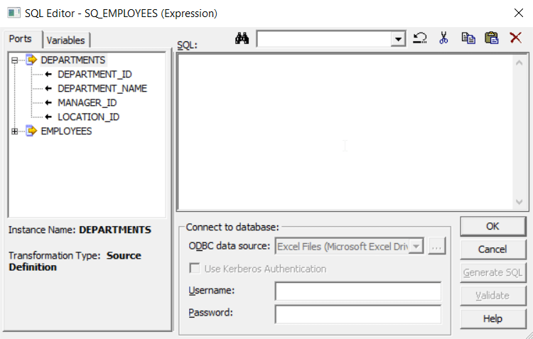 SQL Editor - Informatica ETL - Edureka