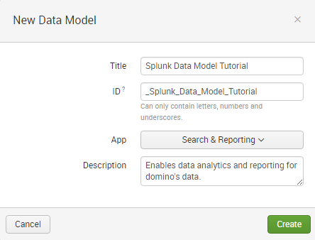 Creation of data models Edureka