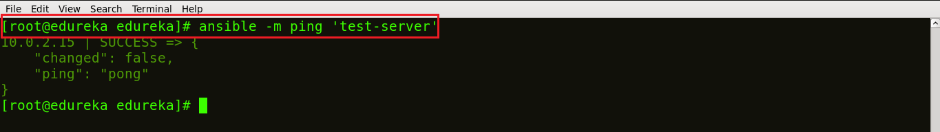Ping Hosts - Ansible Tutorial - Edureka