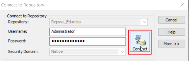 Connecting to Repository - Informatica - ETL - Edureka