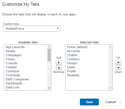 custom tabs - salesforce tutorial - edureka