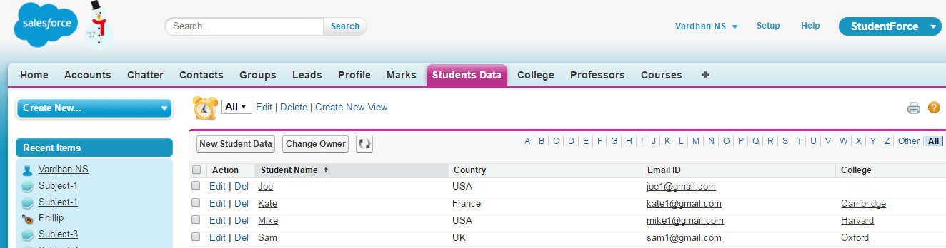 students - salesforce tutotial - edureka