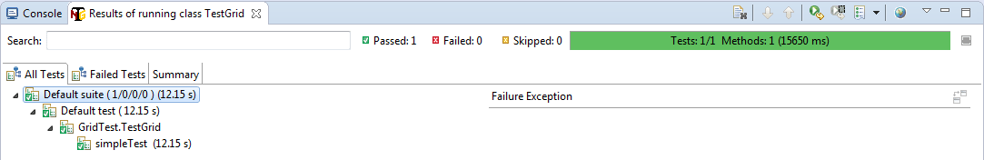 grid report - selenium grid