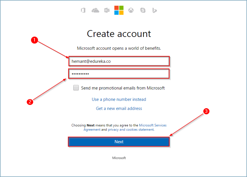 Account - What is Azure - Edureka