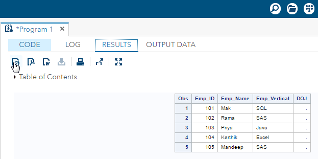 SAS Code - SAS Programming - Edureka