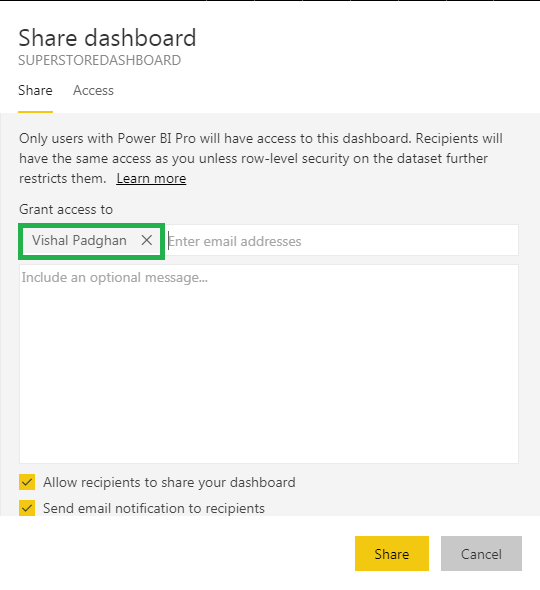 share - Power BI dashboard - Edureka