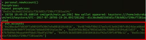 eth.accounts - Blockchain Tutorial -Edureka
