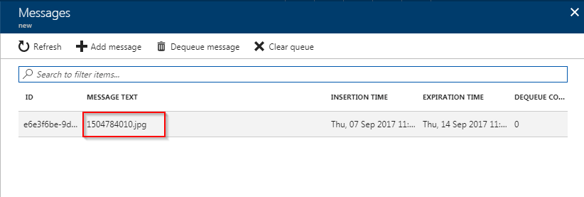 Recieve Queue - Azure Storage Tutorial - Edureka