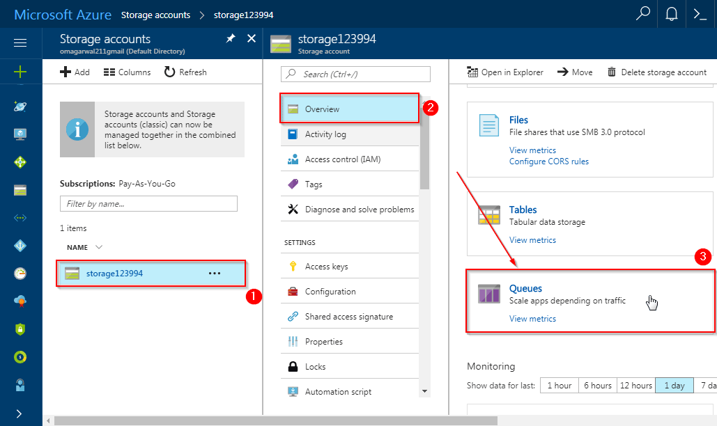 Select Queues - Azure Storage Tutorial - Edureka