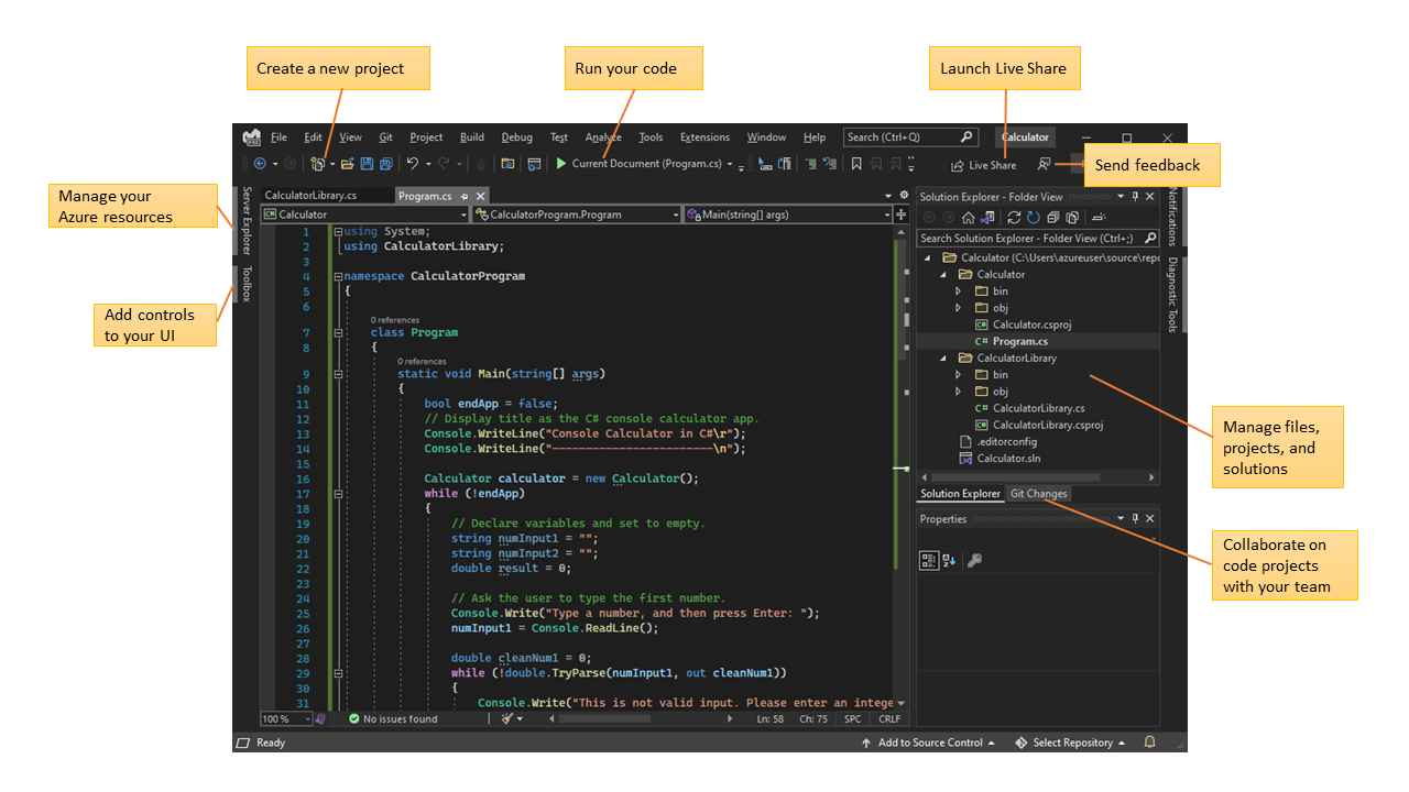 visual studio IDE