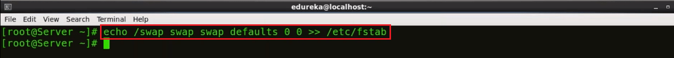 Edit Fstab File - Nagios Tutorial - Edureka