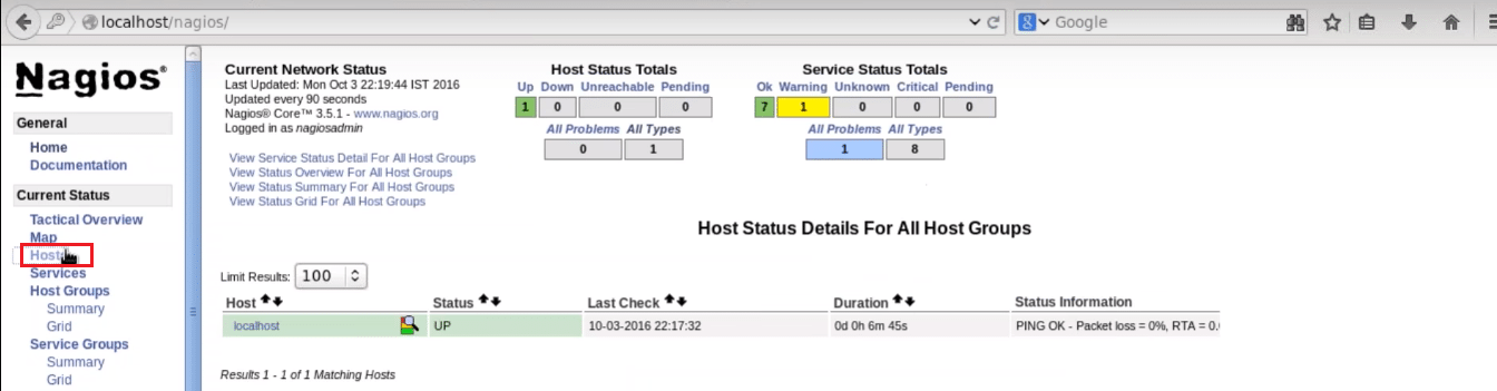 Nagios Hosts - Nagios Tutorial - Edureka