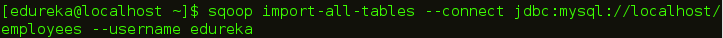 Sqoop Import Databse Command - Apache Sqoop Tutorial - Edureka