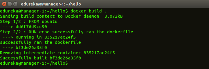 docker_build - Docker Commands - Edureka