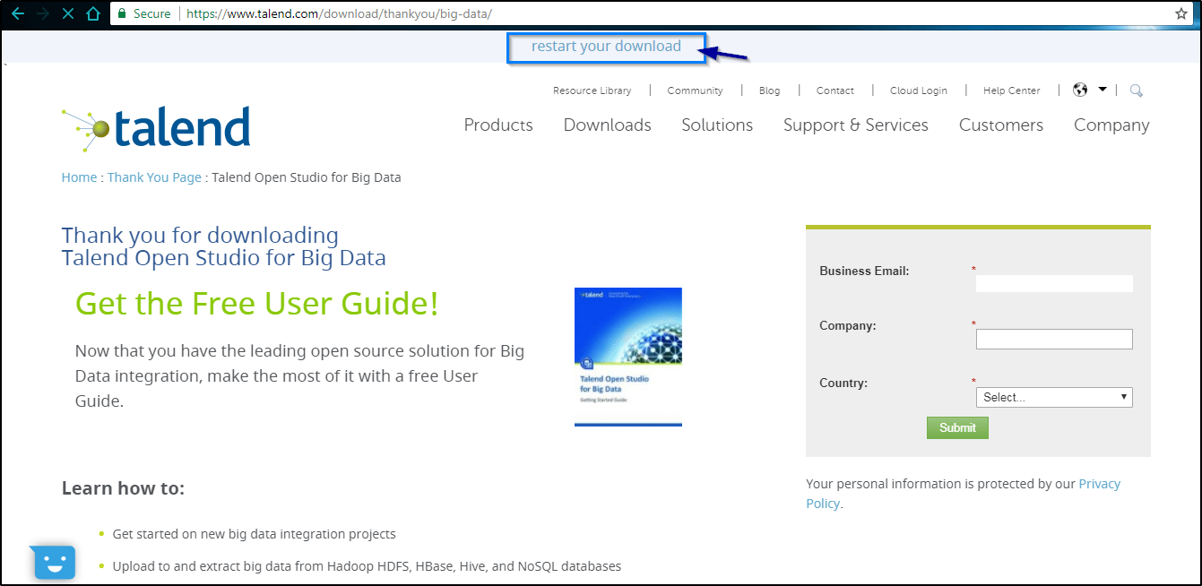 Restart Download BD - Talend Big Data Tutorial - Edureka