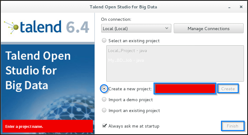 New Project - Talend Big Data Tutorial - Edureka