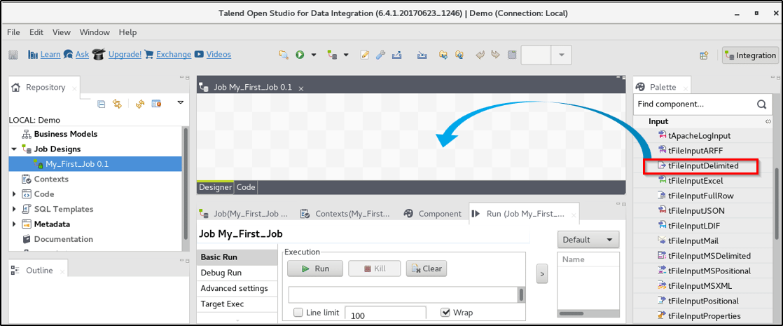 adding components - Talend Tutorial - Edureka