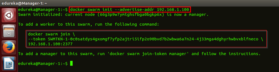 docker init command - docker swarm - edureka