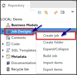 job creation - Talend Tutorial - Edureka