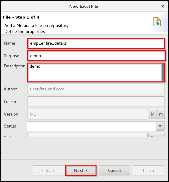 Excel metadata - Talend Tutorial - Edureka