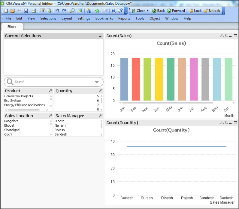 how to create task in qlikview