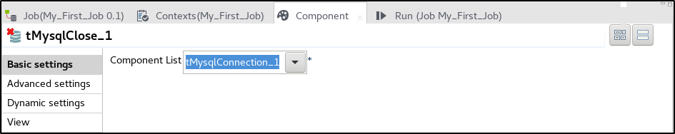 MysqlClose component - Talend Tutorial - Edureka