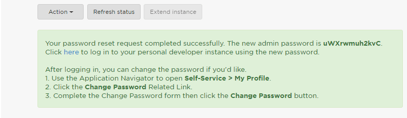 Credential Details - servicenow developer instance - Edureka