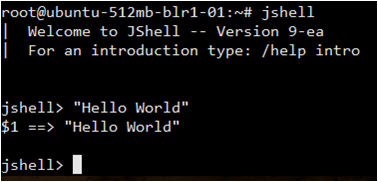 JShell Hello World Example - Java 9 - Edureka