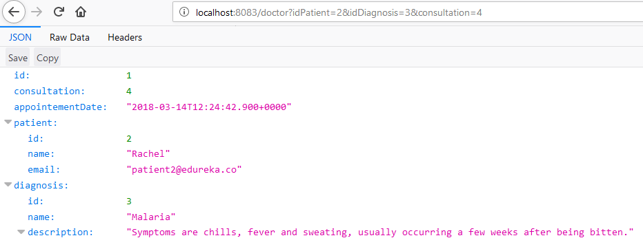 Doctor_Microservice_Output - Microservices Tutorial - Edureka