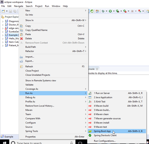 spring boot on eclipse