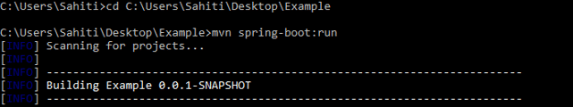 Snapshot Of Setting A directory For Example Project - Install SpringBoot Eclipse For Microservices - Edureka