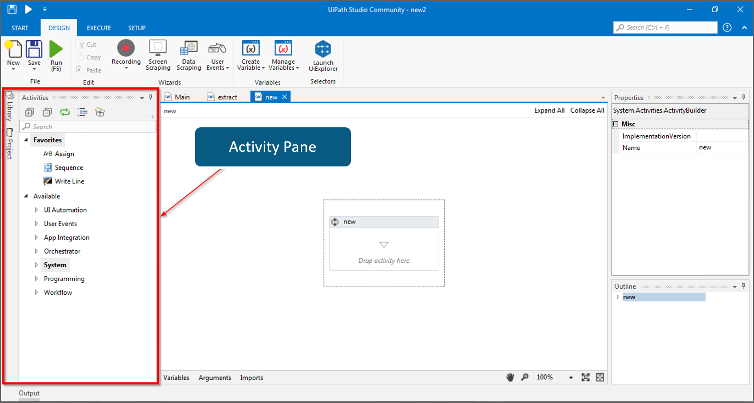 uipath studio components - uipath tutorial - edureka