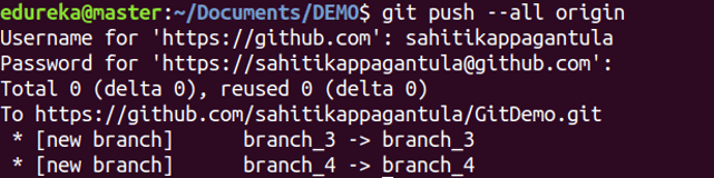 Git Push Command - Git Commands - Edureka