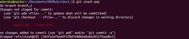 Git Stash Command - Git Commands - Edureka