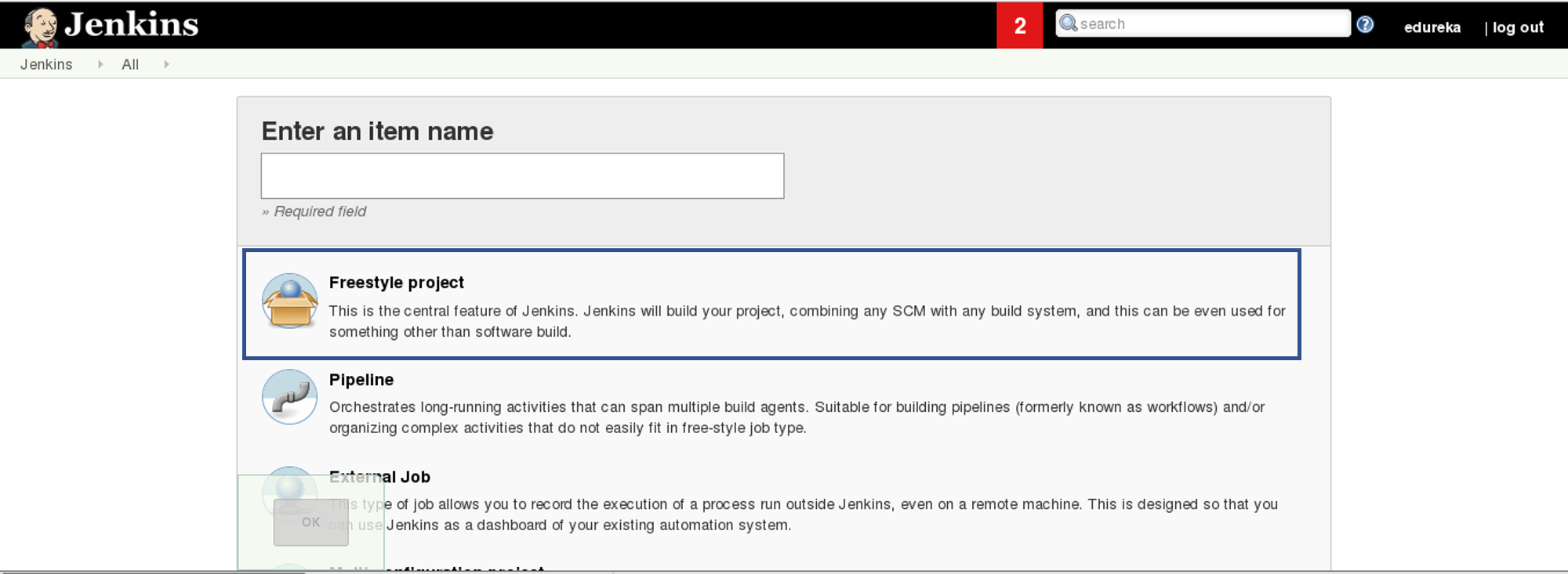 Freestyle Project Jenkins - Continuous Delivery - Edureka