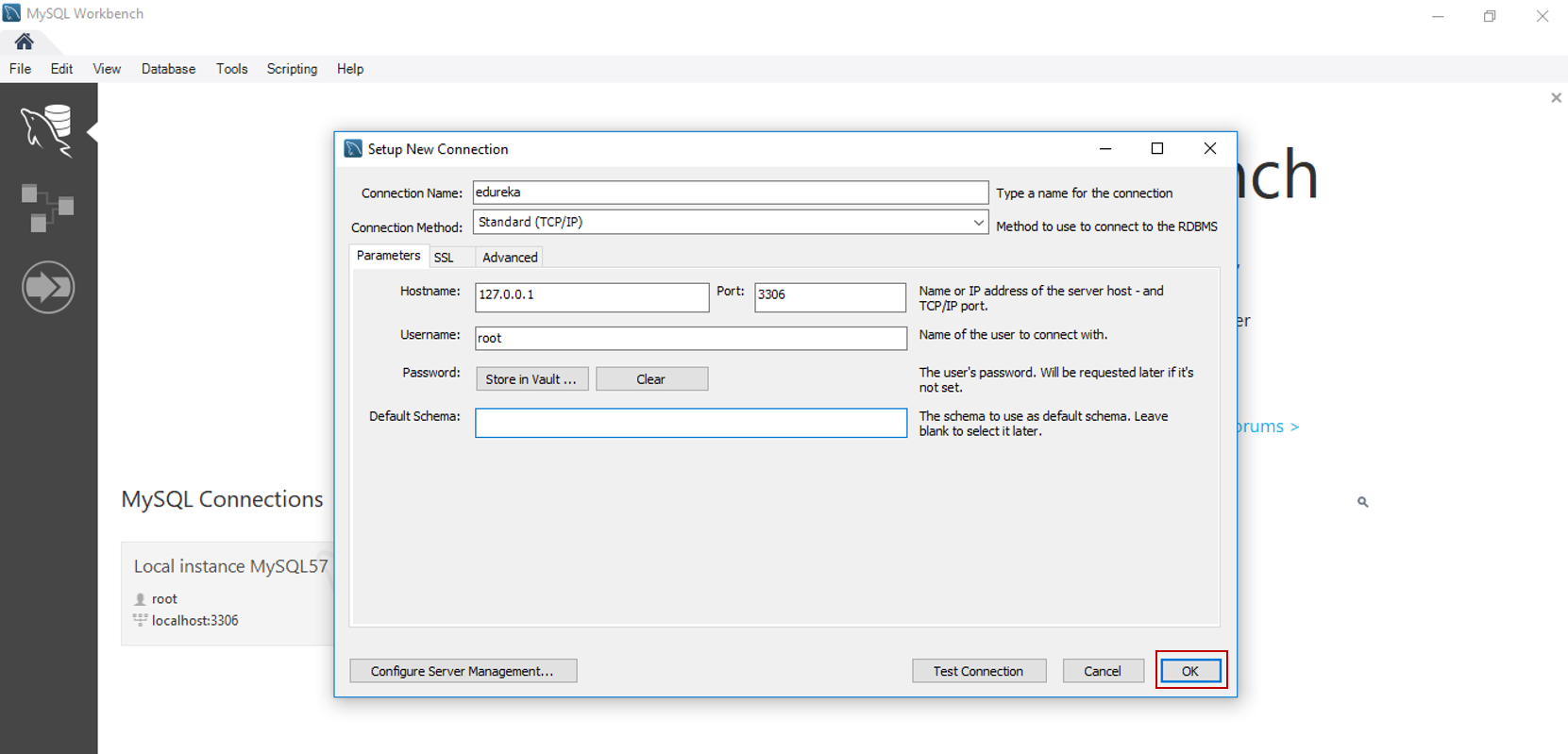 Steps To Create Connections In MySQL - MySQL Workbench Tutorial - Edureka