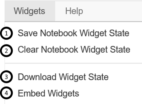 Widgets-Notebook- Jupyter Notebook Cheat Sheet