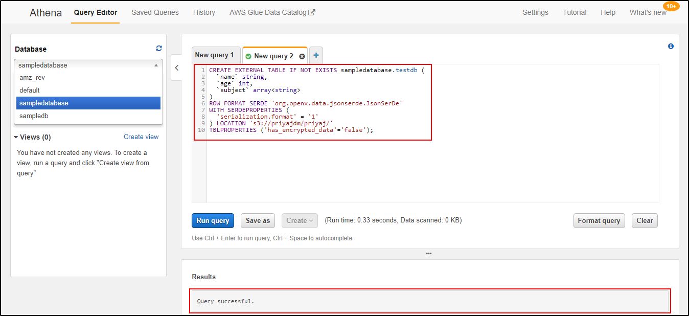 Creating external table6-Amazon Athena Tutorial- Edureka