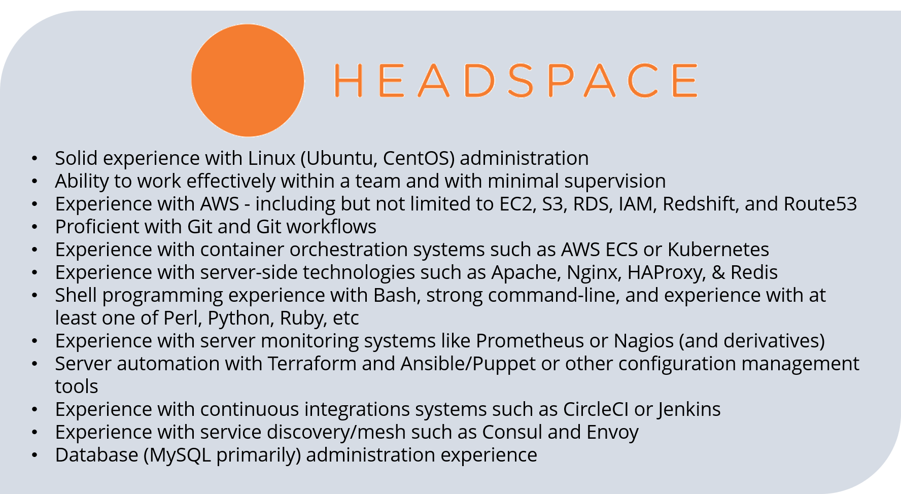 DevOps Job Description Headspace - DevOps Engineer Resume - Edureka