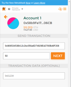 MetaMask send - Truffle Ethereum tutorial - Edureka