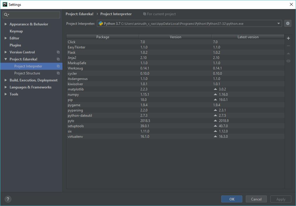 Install Python - PyCharm Tutorial - Edureka