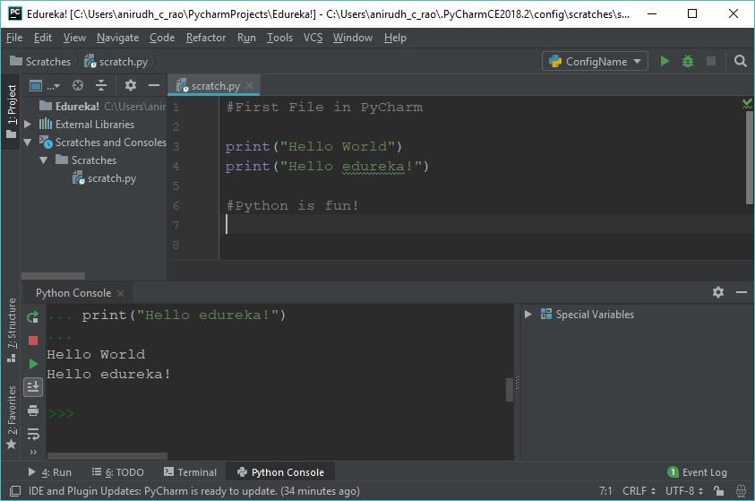 Pycharm ssh
