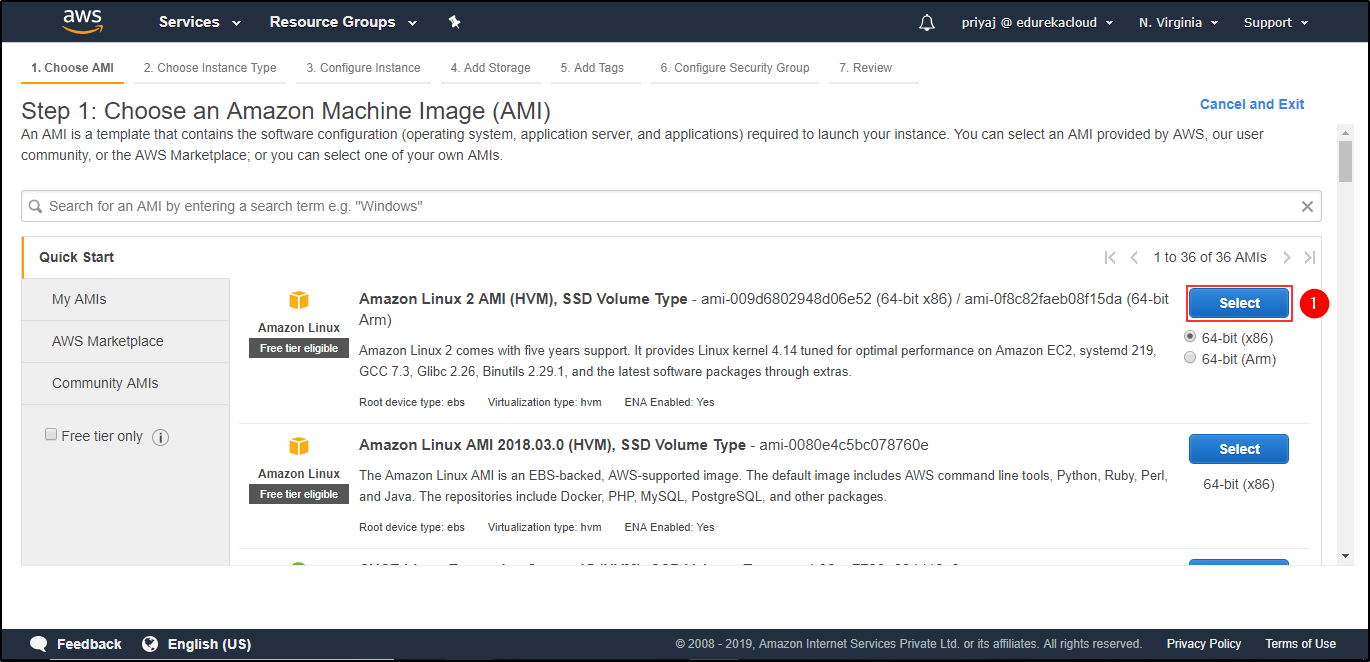 Create EC2 Instance-How To Restore EC2 From Snapshot-Edureka