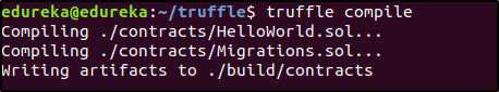 Truffle Compile - Ethereum Smart Contract - Edureka