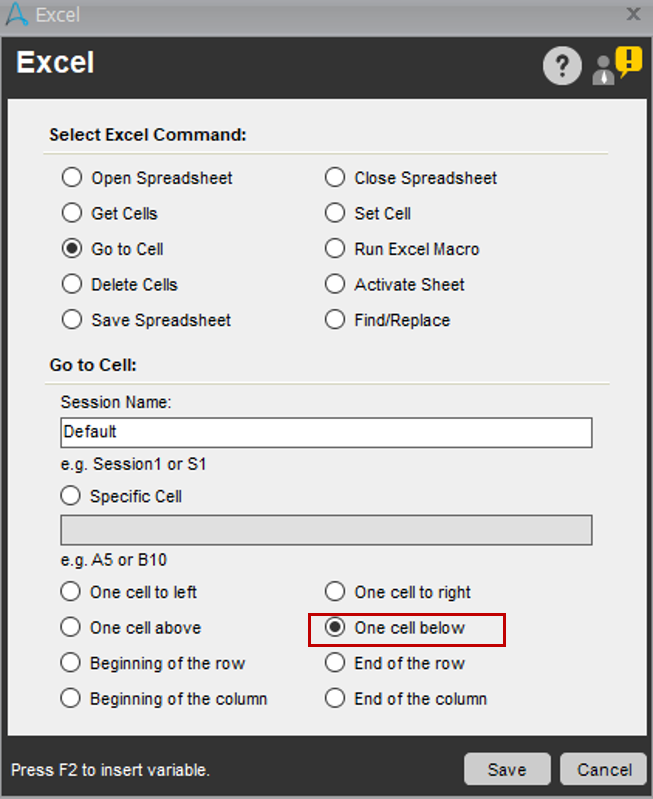 Cell Positioning One Cell Below - RPA Automation Anywhere - Edureka