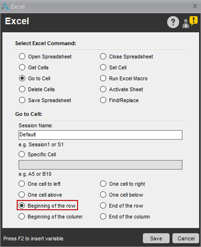 Cell Positioning to Beginning of Row - RPA Automation Anywhere - Edureka