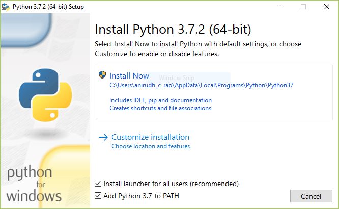 Installing Python - Install Python on windows - Edureka