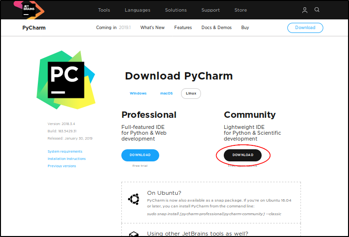 PyCharm Download - macchanger- Edureka