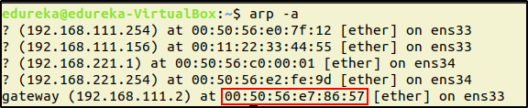 arp-victim2-arp spoofing-edureka