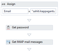 Assign, Get Password and Get IMAP mail message Activity - UiPath Automation Examples - Edureka